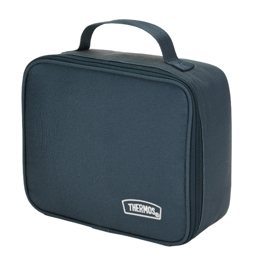 One Colour - Front - Thermos Eco Round Lunch Kit Navy