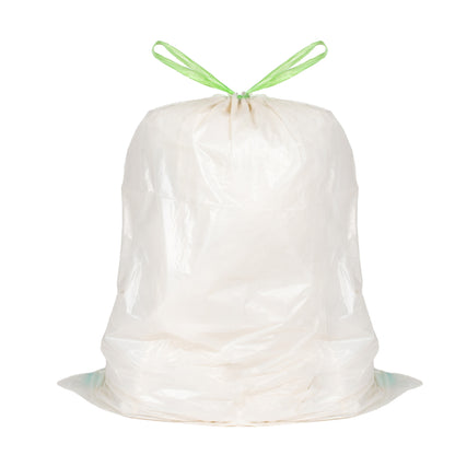 One Colour - Back - Eco360 Extra Strong Kitchen Drawstring Bin Liners 30L 20pk