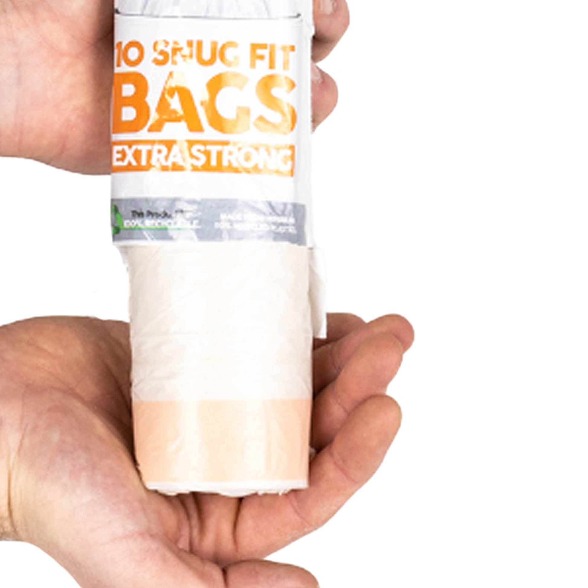 One Colour - Pack Shot - Eco360 Extra Strong Kitchen Drawstring Bin Liners 60L 10pk