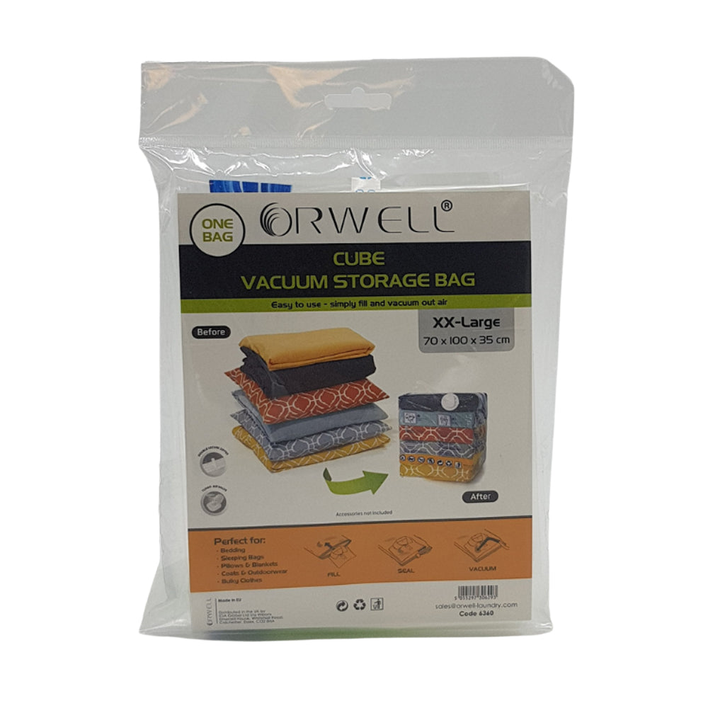 One Colour - Front - Orwell Cube Vacuum Storage Bag XX-Large 70 x 100 x 35cm