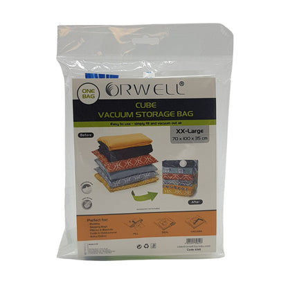One Colour - Front - Orwell Cube Vacuum Storage Bag XX-Large 70 x 100 x 35cm
