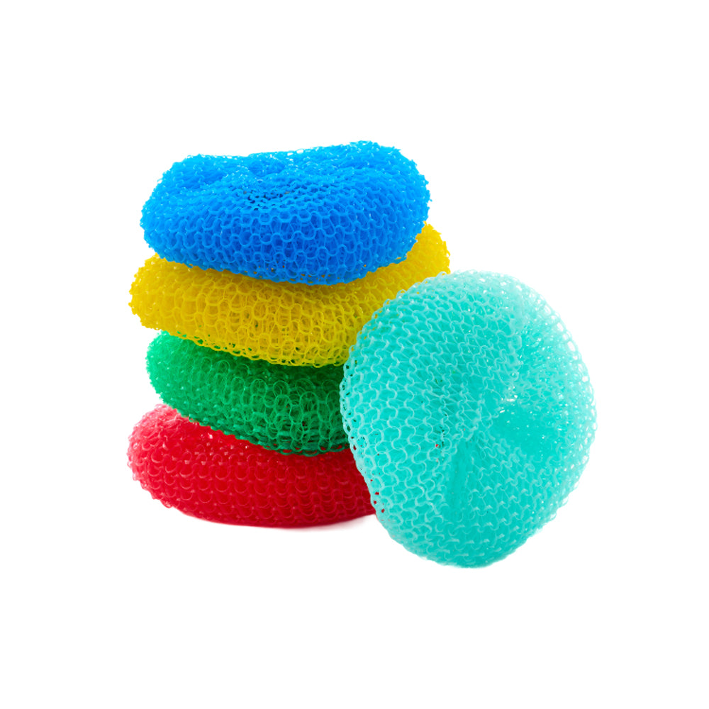 One Colour - Back - Leecroft Polypropylene Pot Scourer 5pk