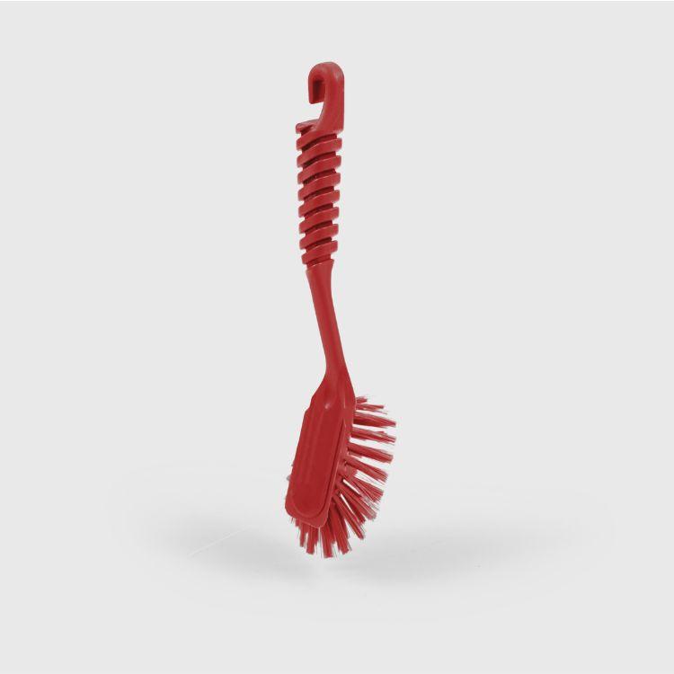 One Colour - Front - Hygiene Washing Up Brush Red
