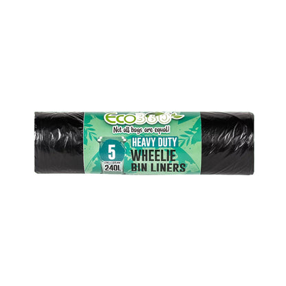 One Colour - Front - Eco Bag Wheelie Bin Liner 5pk