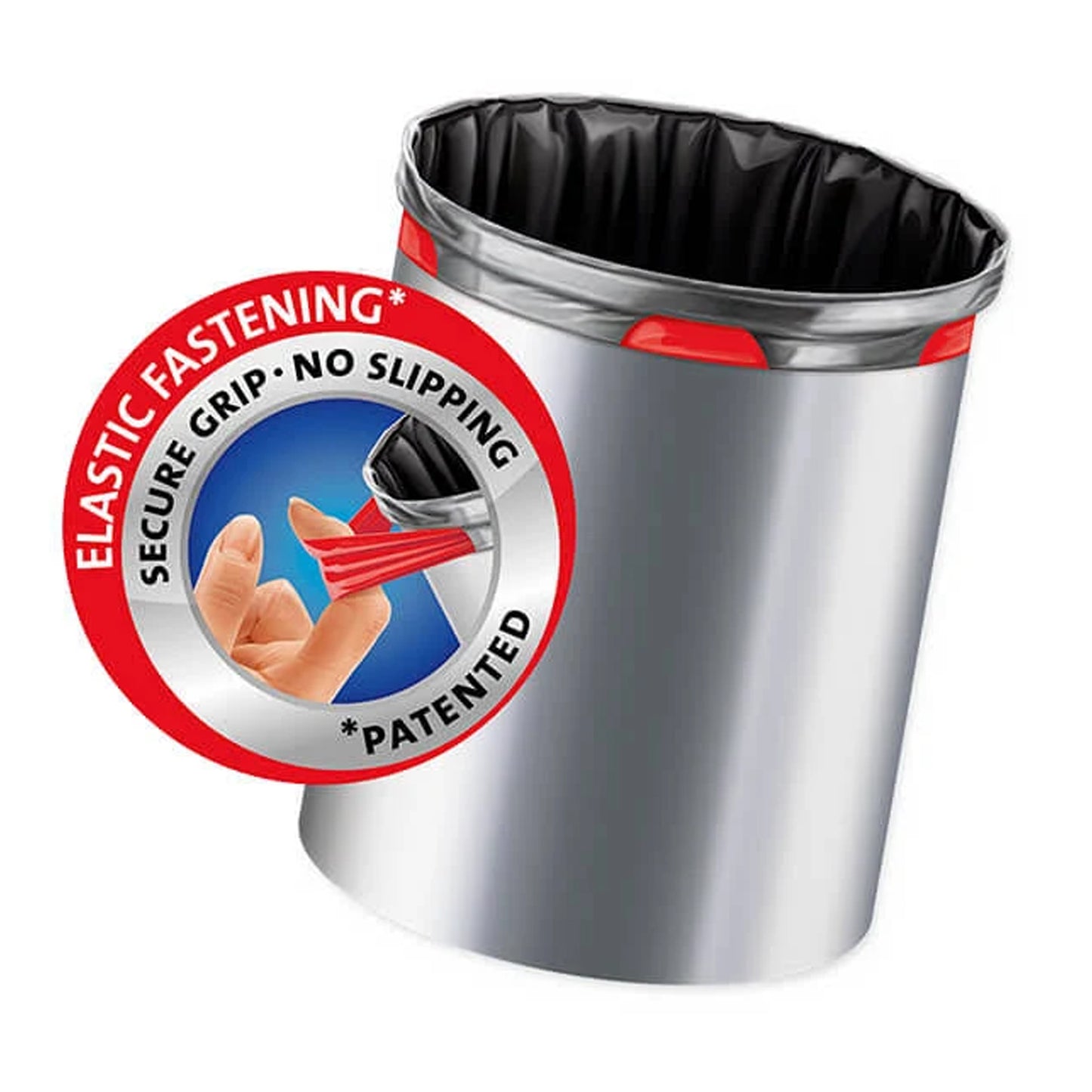 One Colour - Lifestyle - Bacofoil Elasti-Fit Kitchen Bin Liners 30L 12pk