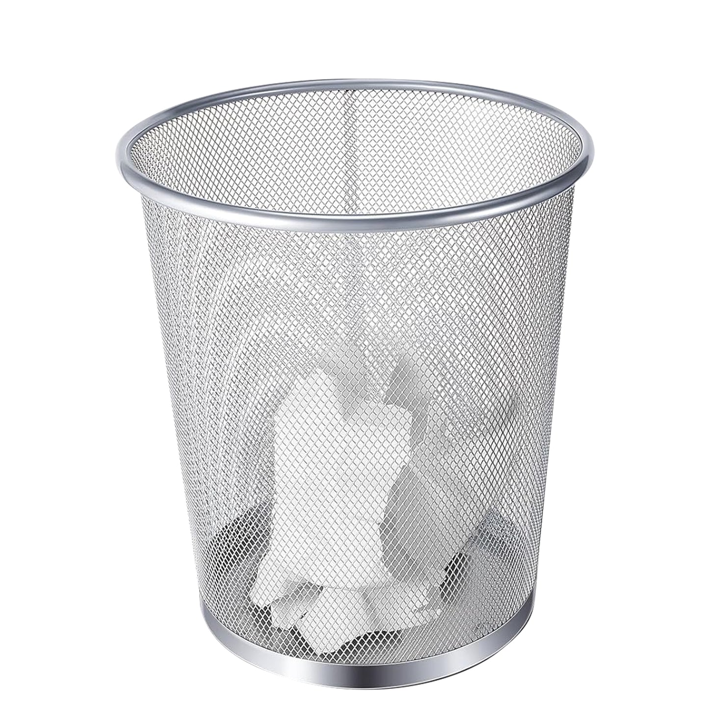 One Colour - Back - Round Mesh Waste Bin