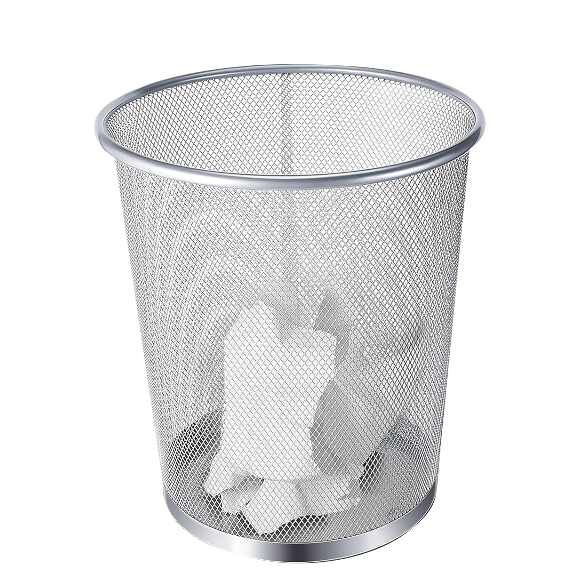 One Colour - Back - Round Mesh Waste Bin