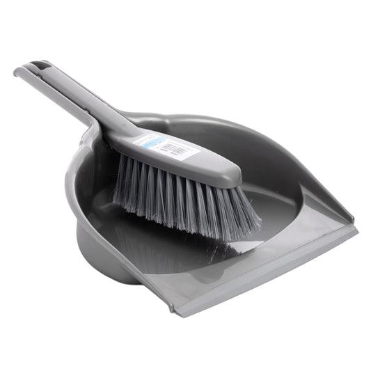 One Colour - Front - Leecroft Dustpan & Brush Soft