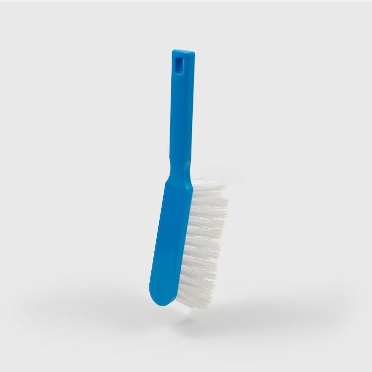 One Colour - Front - Plastic Hand Brush Blue Stiff
