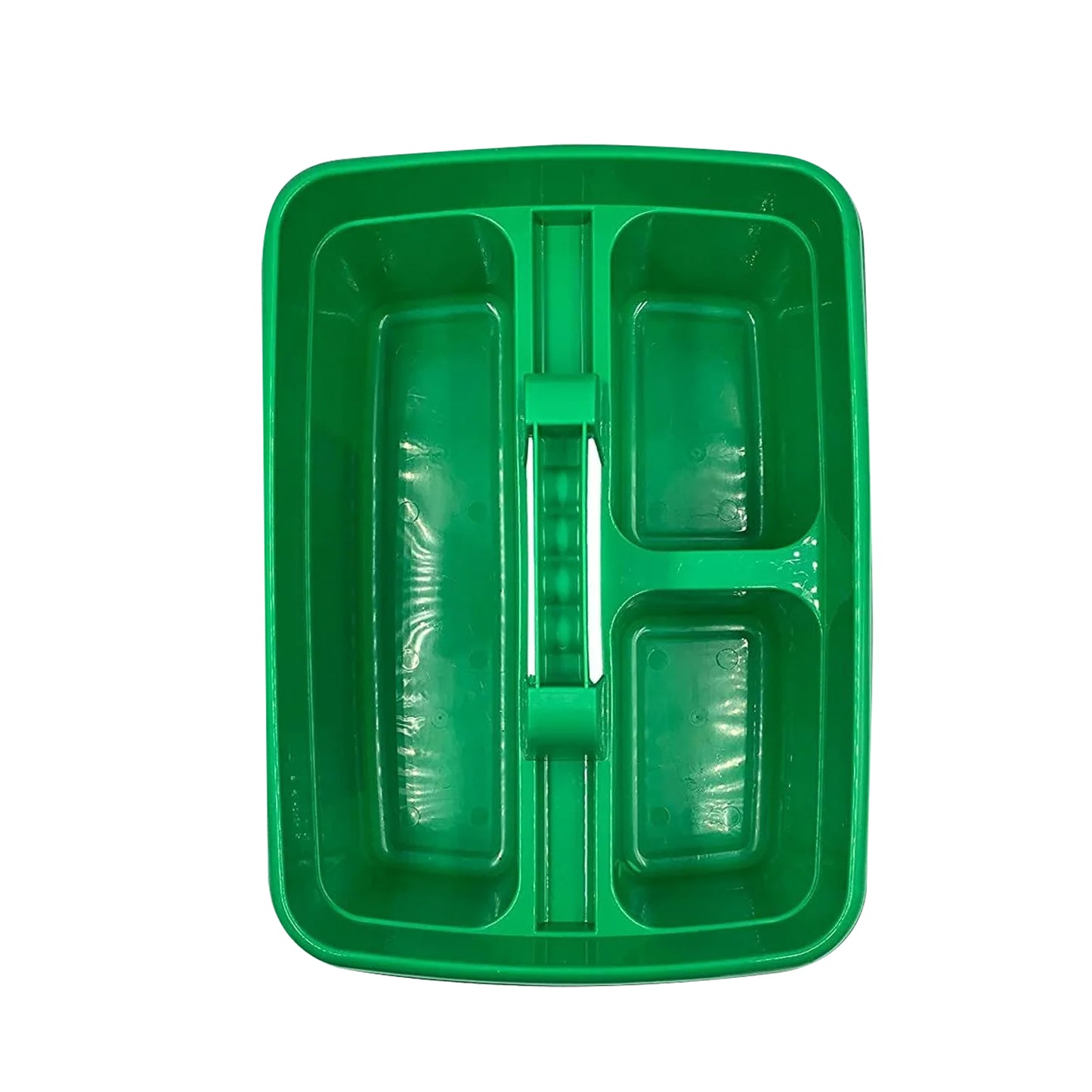 One Colour - Side - Leecroft Handy Plastic Caddy Green