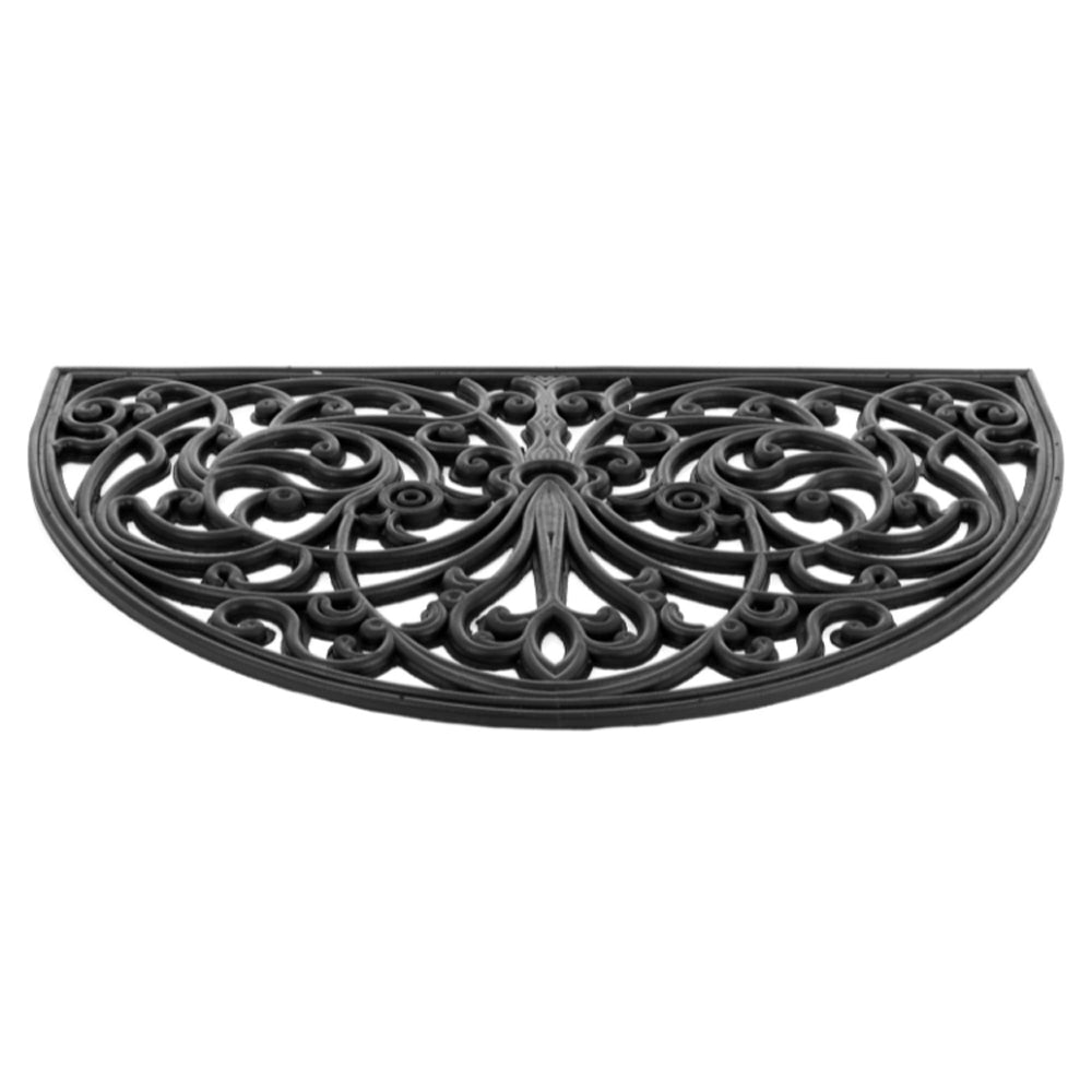 One Colour - Front - Sentry Bishop Half Moon Rubber Mat No 3 18 x 30''