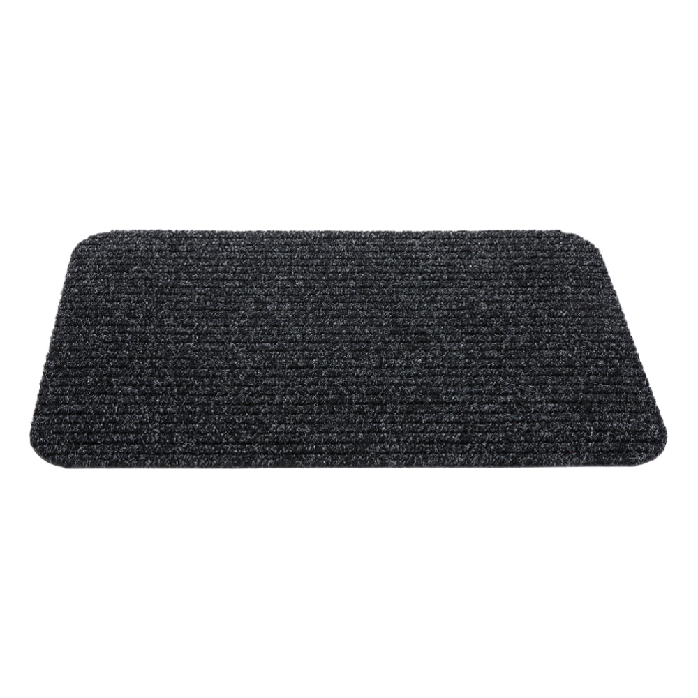 One Colour - Front - Sentry Guardsman Rib Mat No 4 20 x 33'' Charcoal