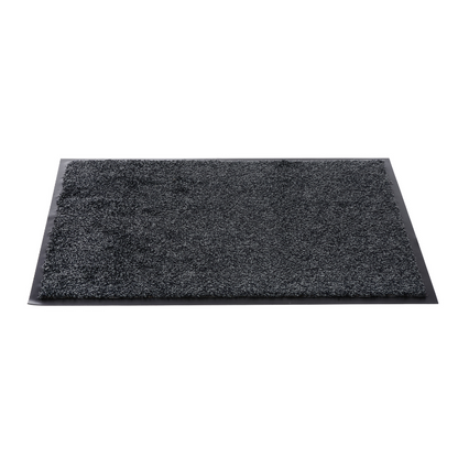 One Colour - Front - Sentry Barrington Cotton Washable Mat 16 x 24'' Charcoal