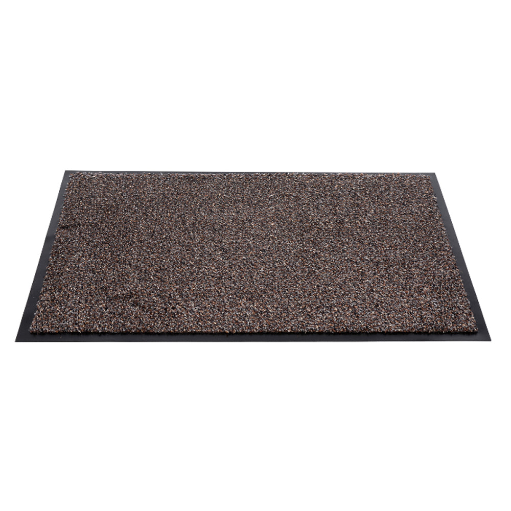 One Colour - Front - Sentry Barrington Cotton Washable Mat 16 x 24'' Dark Brown