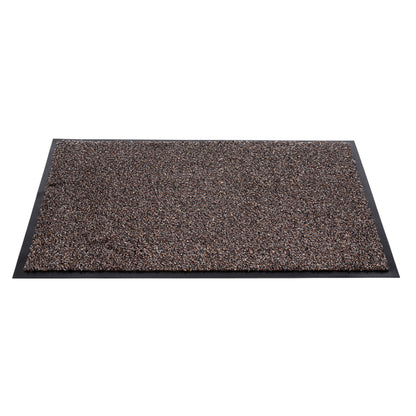 One Colour - Front - Sentry Barrington Cotton Washable Mat 16 x 24'' Dark Brown