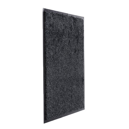 One Colour - Back - Sentry Barrington Cotton Washable Mat 20 x 33'' Charcoal