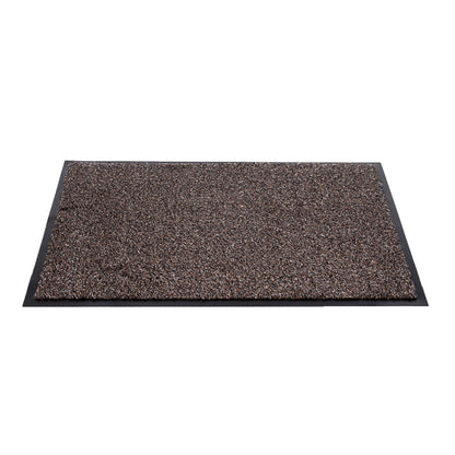 One Colour - Front - Sentry Barrington Cotton Washable Mat 20 x 33'' Dark Brown