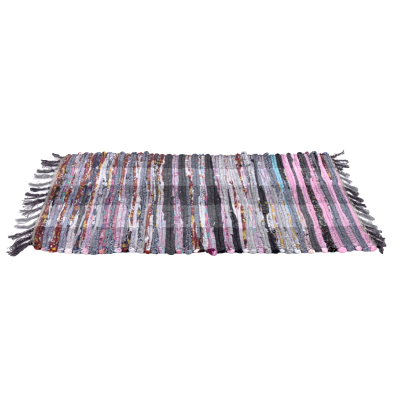 One Colour - Front - Sentry Danvibio Cotton Rag Rug Assorted 20 x 32''