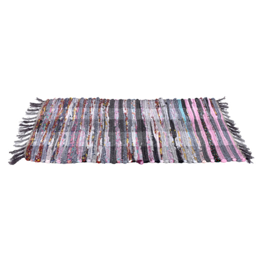 One Colour - Front - Sentry Danvibio Cotton Rag Rug Assorted 16 x 24''