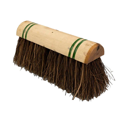 One Colour - Front - Head Only 12'' Bassine Yard Scavenger Broom Threaded