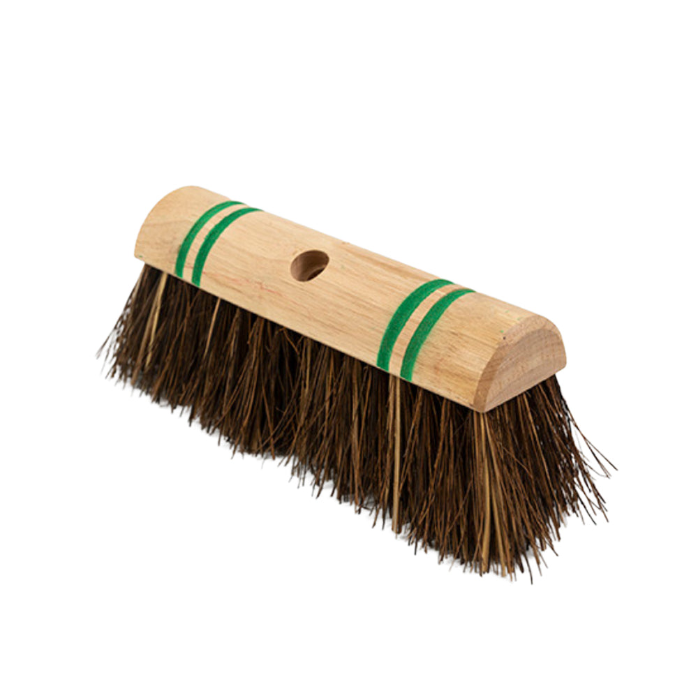 One Colour - Front - Head Only 10.5'' Bassine Yard Scavenger Broom Threaded