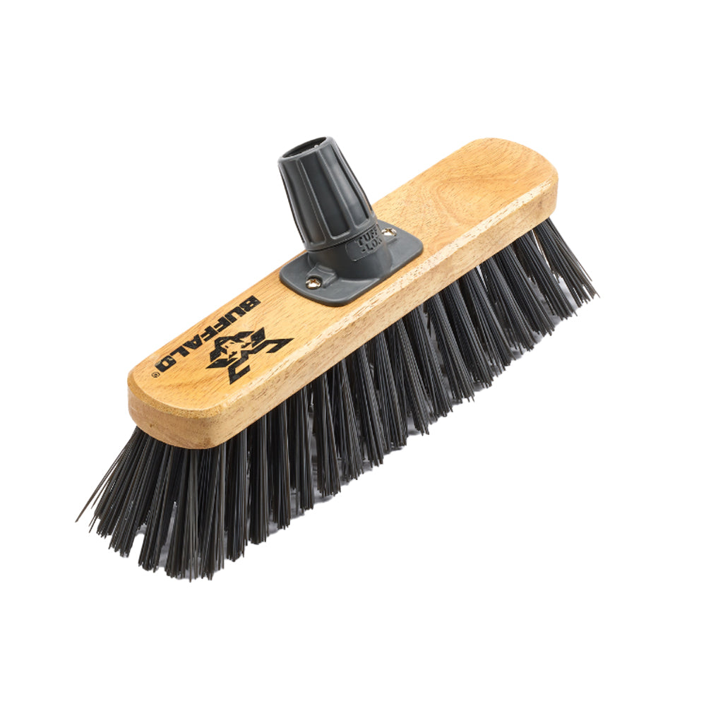 One Colour - Side - Buffalo 12'' Stiff PVC Sweeper Broom Head