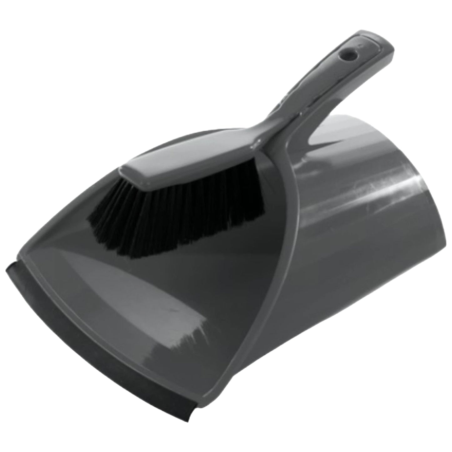 One Colour - Front - Buffalo Heavy Duty Scoop Plastic Dustpan & Brush Set
