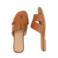 Tan - Back - Where´s That From Womens-Ladies Mae Instep Strap Sandals