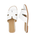 White - Back - Where´s That From Womens-Ladies Mae Instep Strap Sandals