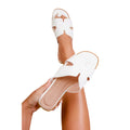 White - Lifestyle - Where´s That From Womens-Ladies Mae Instep Strap Sandals