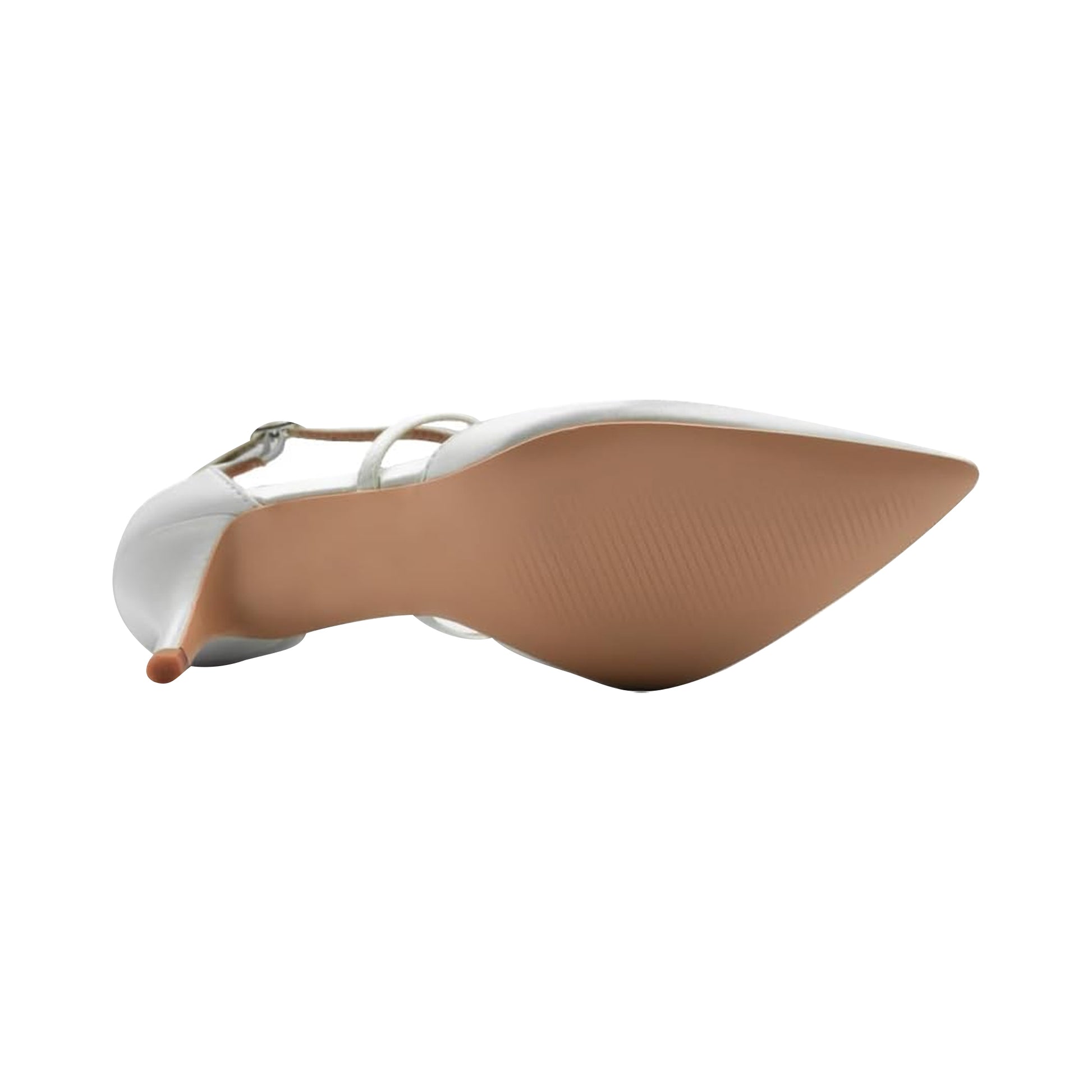 Off White - Lifestyle - Where´s That From Womens-Ladies Kennedi Satin Crossover Strap Kitten Heel Shoes