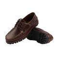 Brown - Pack Shot - Where´s That From Mens Isaac Chunky Boat Shoes