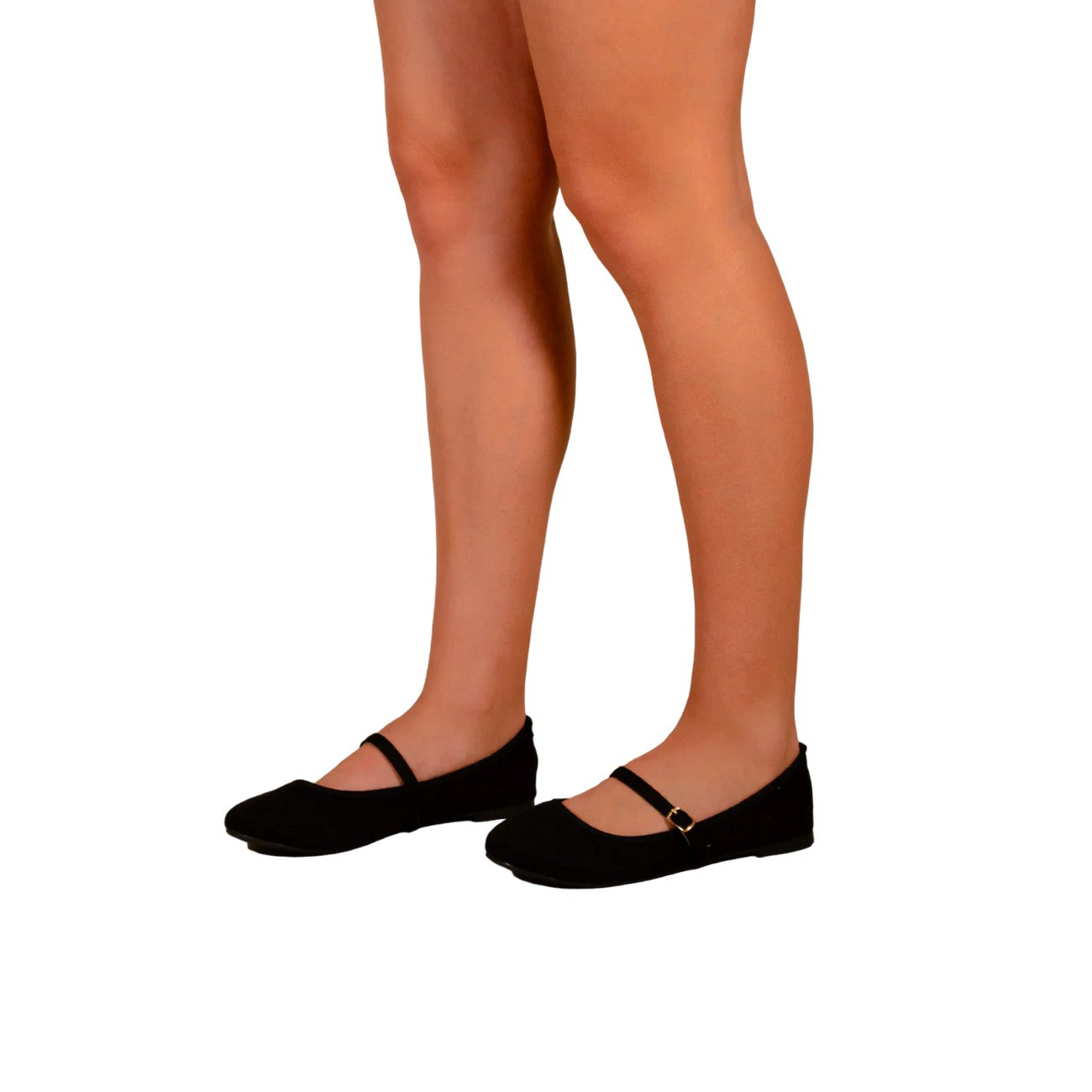 Black - Side - Where´s That From Womens-Ladies Josie Suede Ballerina Flats