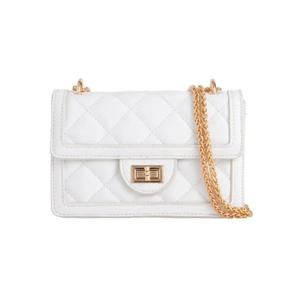 White - Front - Where´s That From Ola Quilted Crossbody Bag