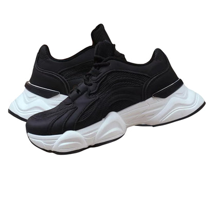 Black - Back - Where´s That From Womens-Ladies Citywalk Chunky Lace Up Trainers