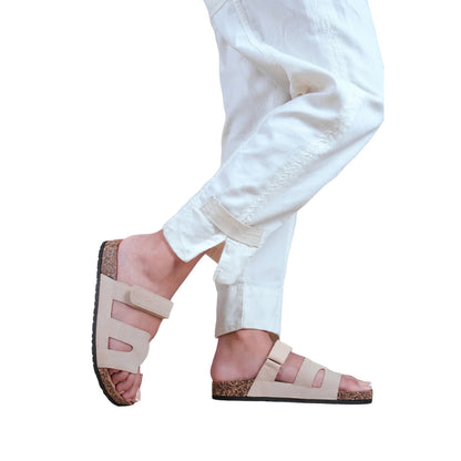 Beige - Front - Where´s That From Womens-Ladies Pisa Strappy Flat Sandals