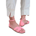 Pink - Front - Where´s That From Womens-Ladies Rome Cut Out Ankle Strap Sandals