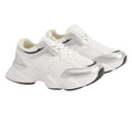 White-Silver - Side - Where´s That From Womens-Ladies Hoops Mesh Trainers