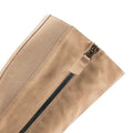 Khaki - Back - Where´s That From Womens-Ladies Lara Faux Leather Side Zip Wedge Mid Calf Boots