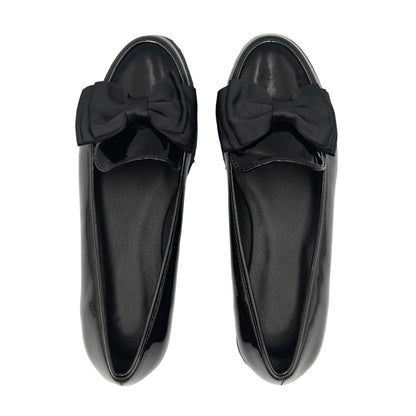 Black Patent - Side - Where´s That From Girls Juliette Slip-on Loafers