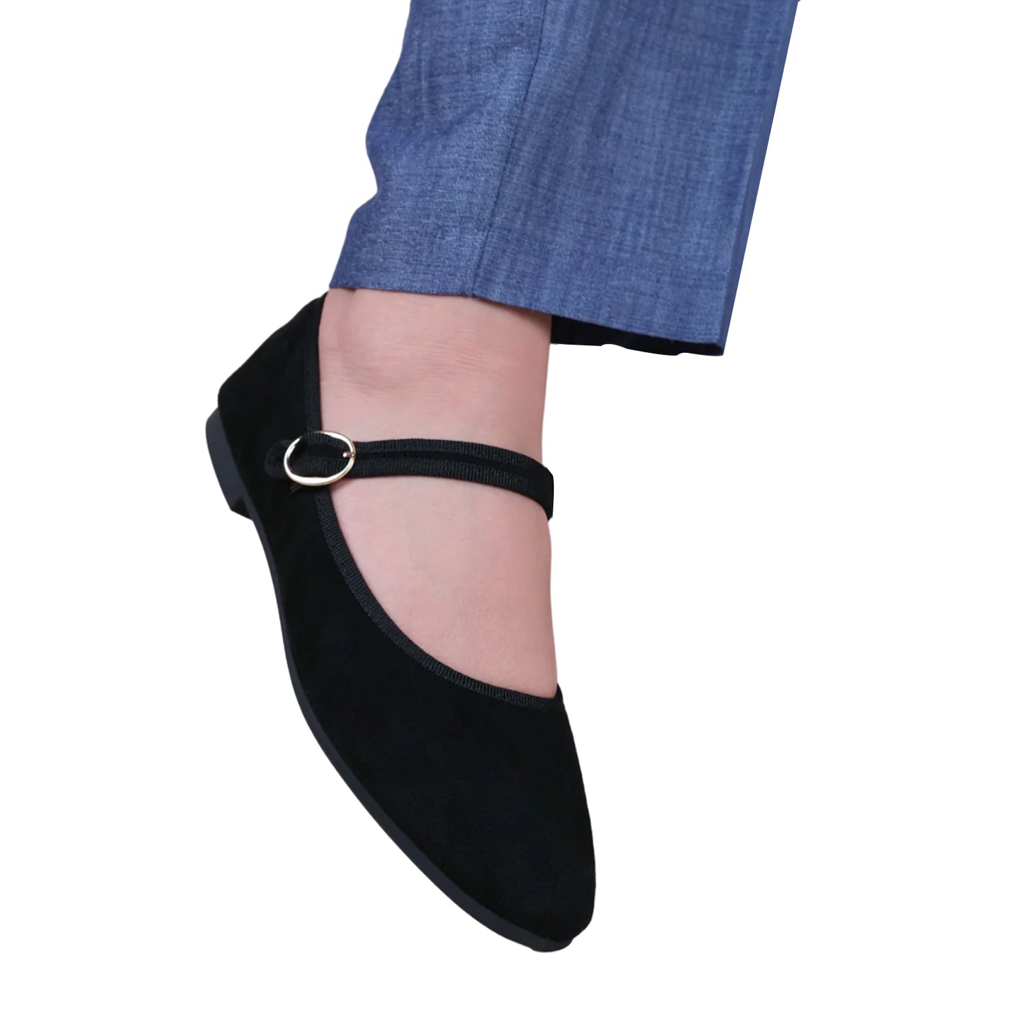 Black - Front - Where´s That From Womens-Ladies Berlin Adjustable Strap Pumps