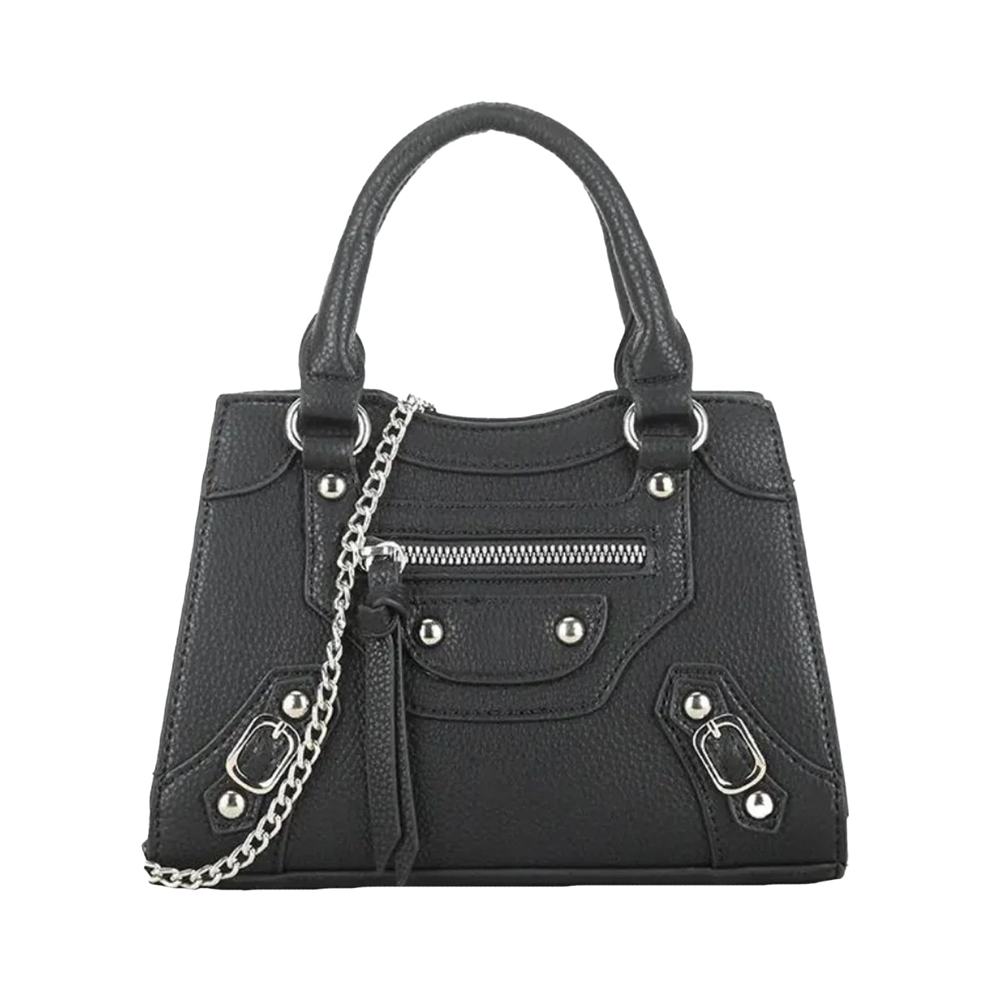 Black - Front - Where´s That From River Faux Leather Handbag