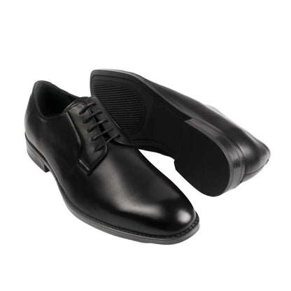 Black - Lifestyle - Where´s That From Mens PU Lace Up Derby Shoes