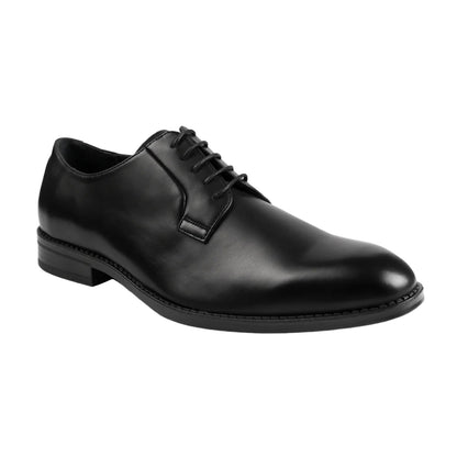 Black - Front - Where´s That From Mens PU Lace Up Derby Shoes