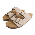 Camel - Front - Where´s That From Womens-Ladies Willow Nubuck Buckle Detail Flat Sandals