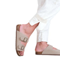Camel - Back - Where´s That From Womens-Ladies Willow Nubuck Buckle Detail Flat Sandals