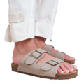 Camel - Side - Where´s That From Womens-Ladies Willow Nubuck Buckle Detail Flat Sandals