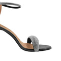 Black - Side - Where´s That From Womens-Ladies Sabra Diamante High Stiletto Heel Sandals