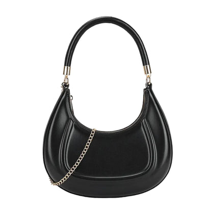 Black - Front - Where´s That From Ember Faux Leather Chain Strap Handbag