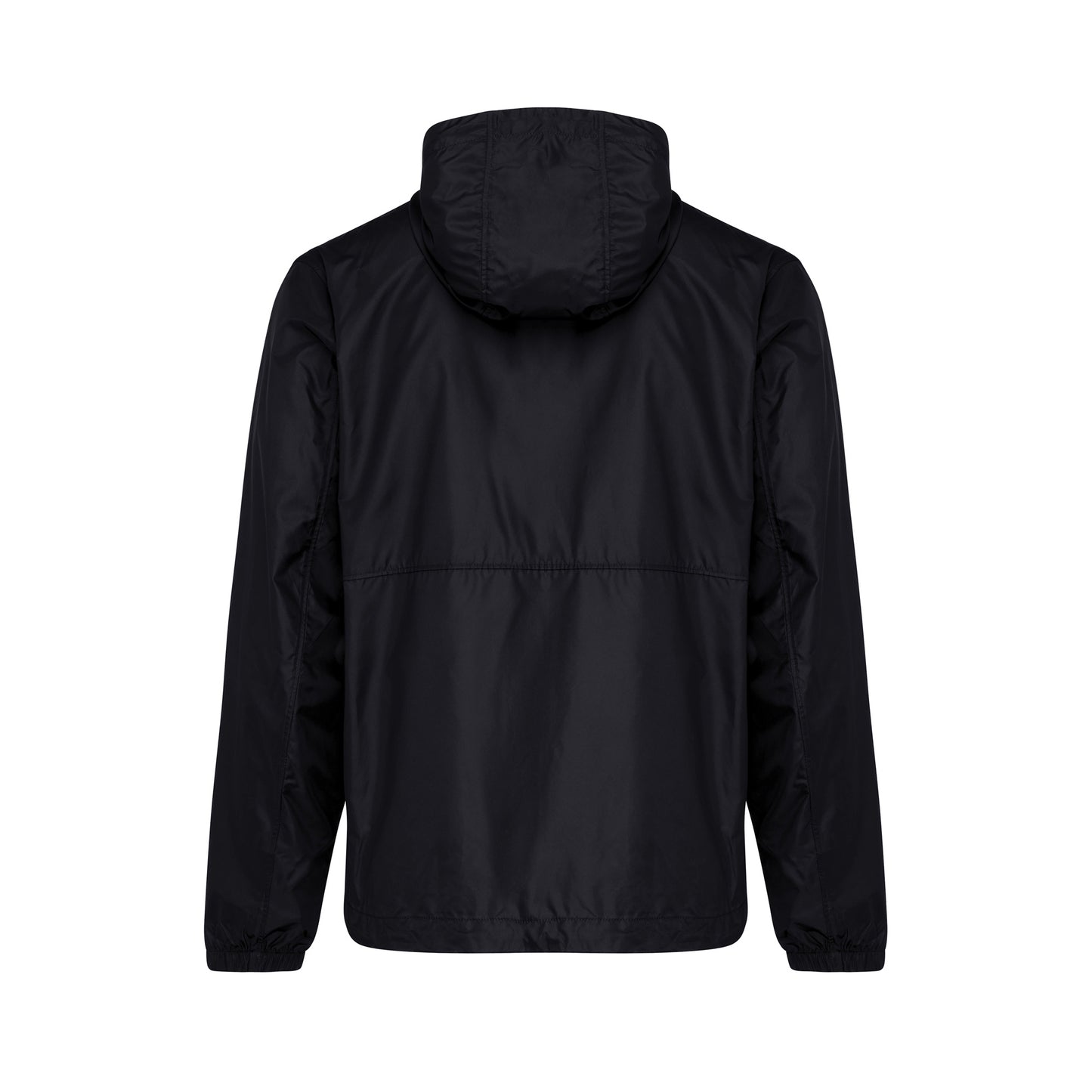 Black - Back - Iqoniq Unisex Adult Logan Recycled Polyester Lightweight Jacket